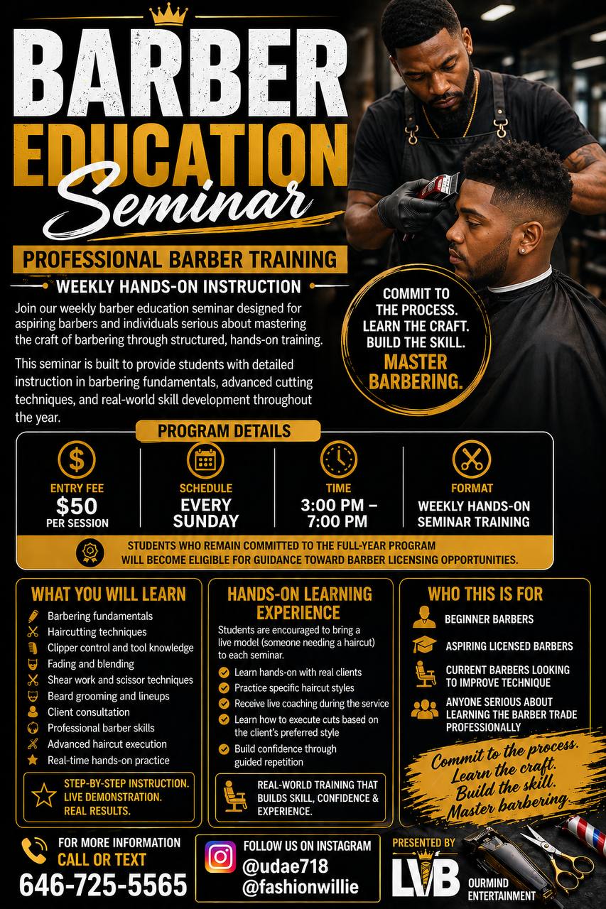 Sunday Seminar Flyer