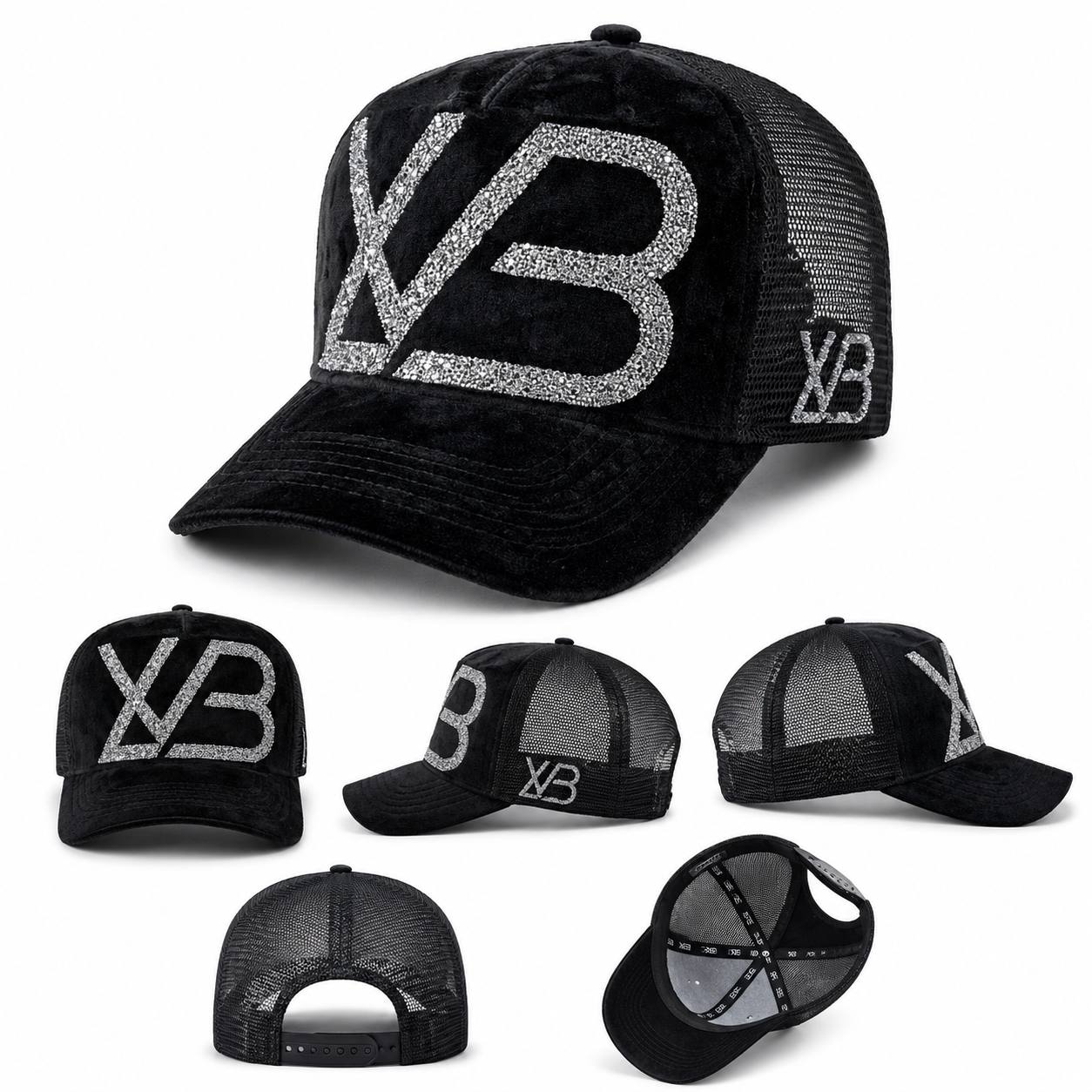 Black LVB Crystal Cap