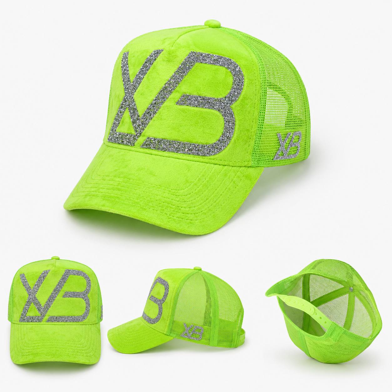 Neon Green LVB Crystal Cap