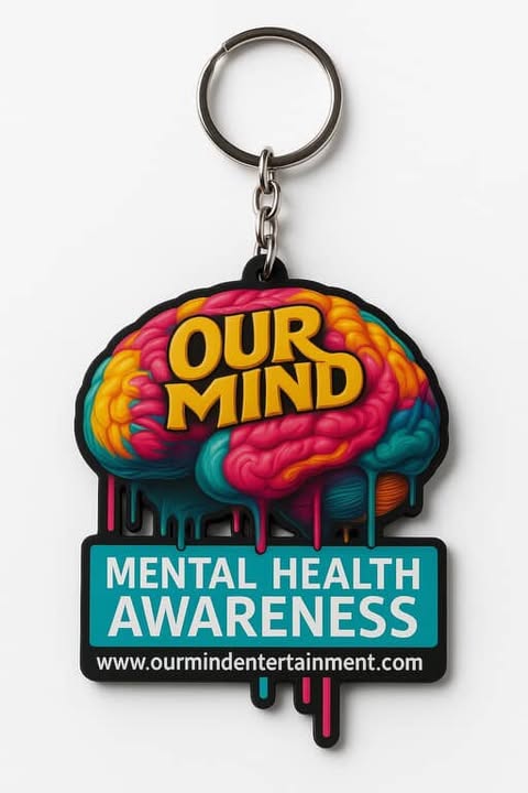OurMind Mental Health Awareness Keychain